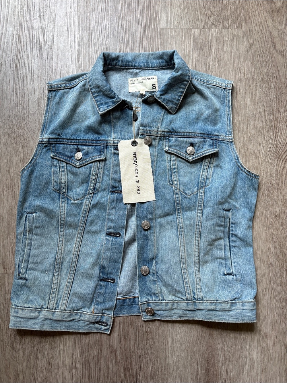 Rag and Bone denium vest